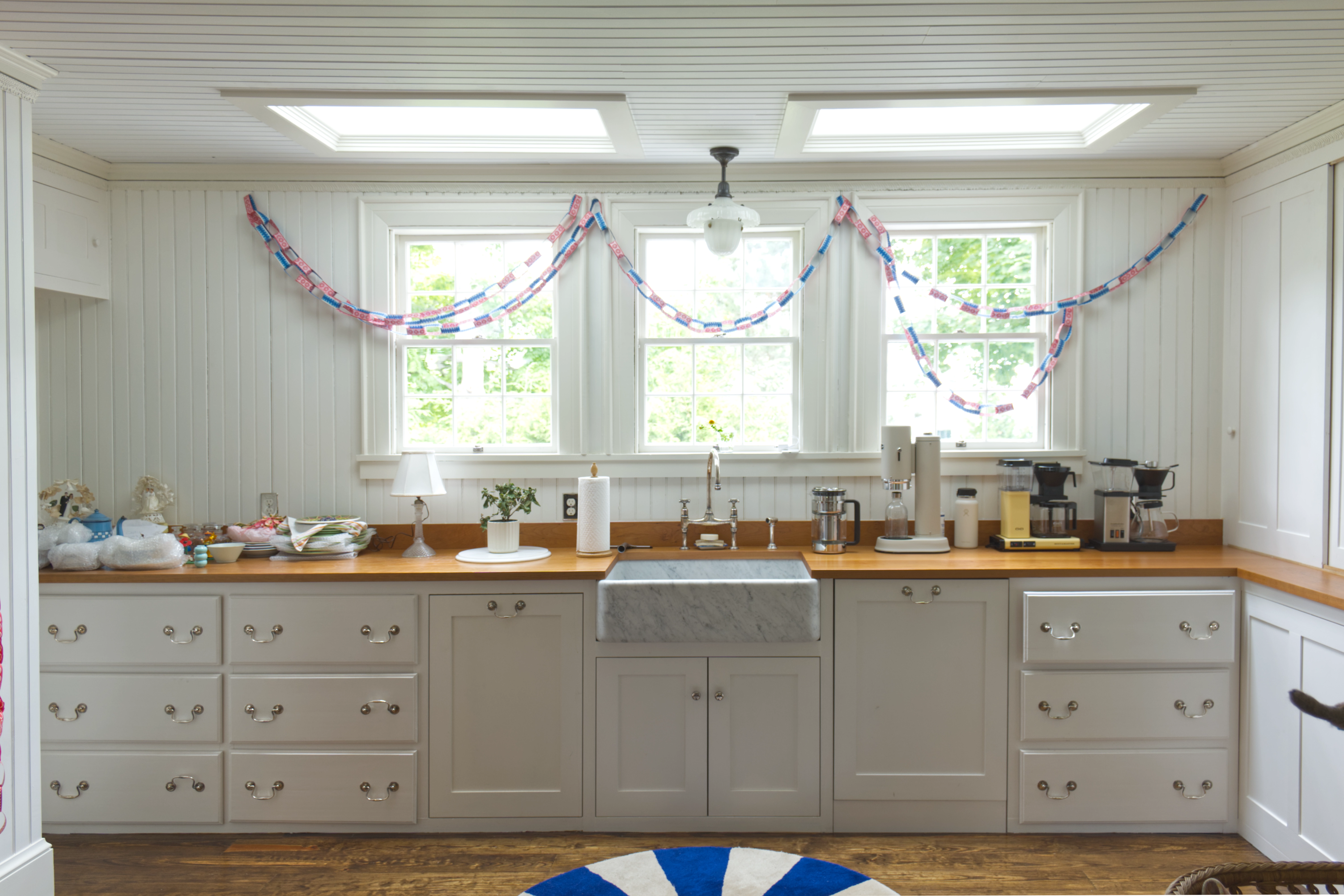 Kitchen of The Williamson House Belfast Maine by Moody's Painting & Fine Finishes
